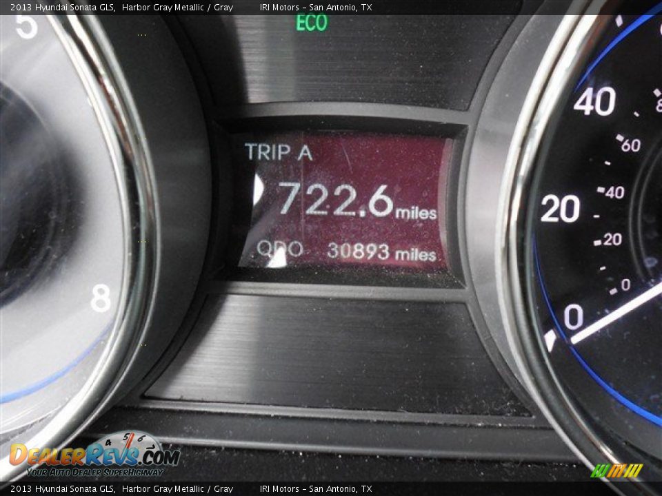 2013 Hyundai Sonata GLS Harbor Gray Metallic / Gray Photo #24