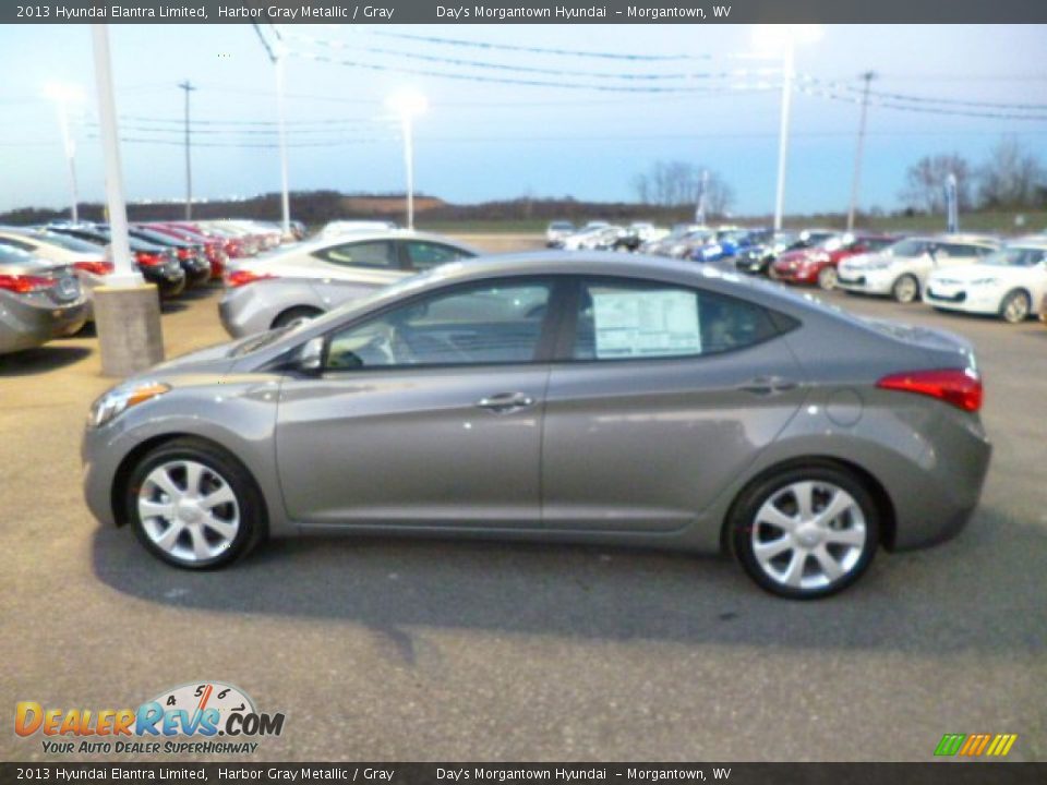 2013 Hyundai Elantra Limited Harbor Gray Metallic / Gray Photo #4