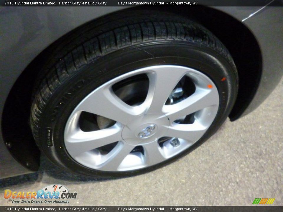 2013 Hyundai Elantra Limited Harbor Gray Metallic / Gray Photo #9