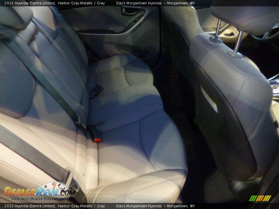 2013 Hyundai Elantra Limited Harbor Gray Metallic / Gray Photo #12