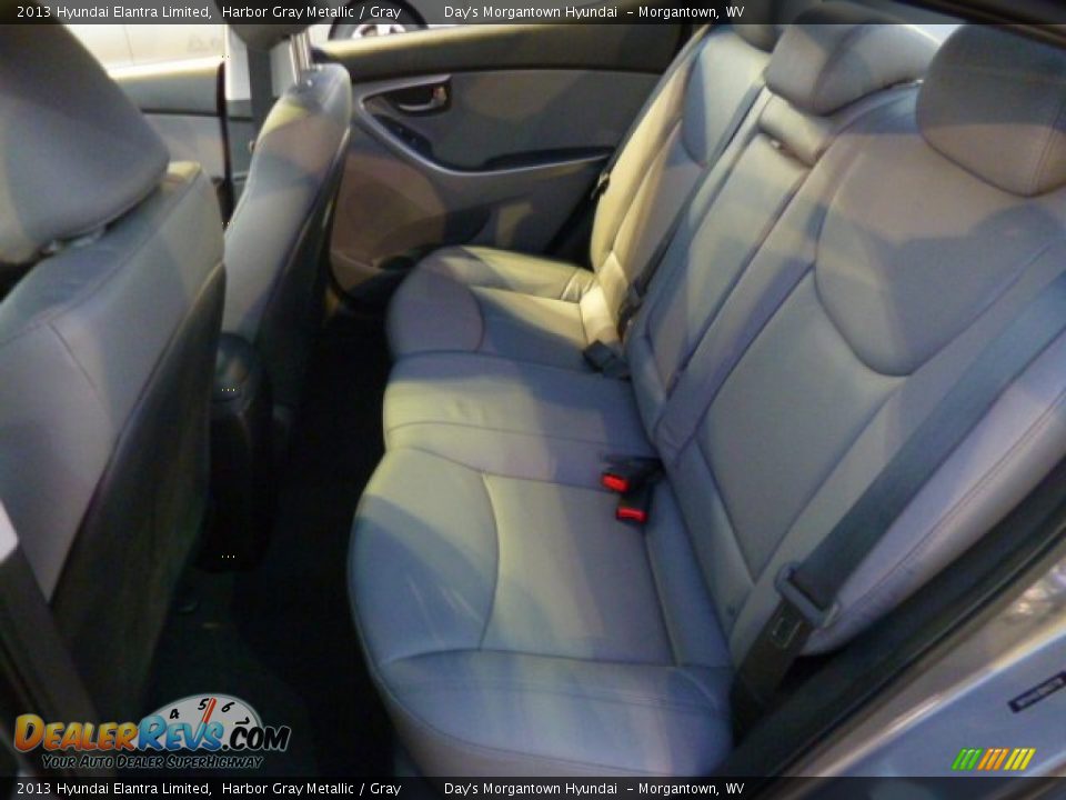 2013 Hyundai Elantra Limited Harbor Gray Metallic / Gray Photo #13