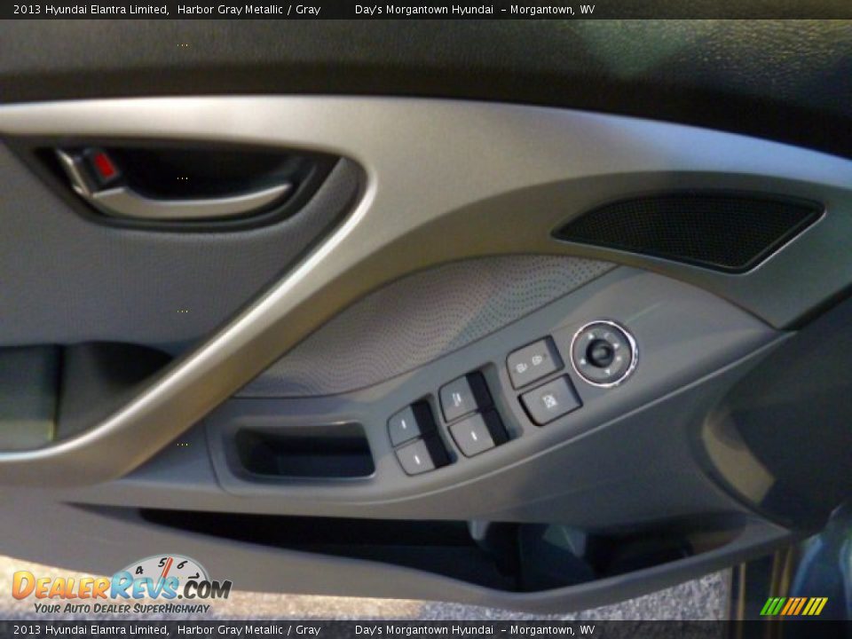 2013 Hyundai Elantra Limited Harbor Gray Metallic / Gray Photo #17