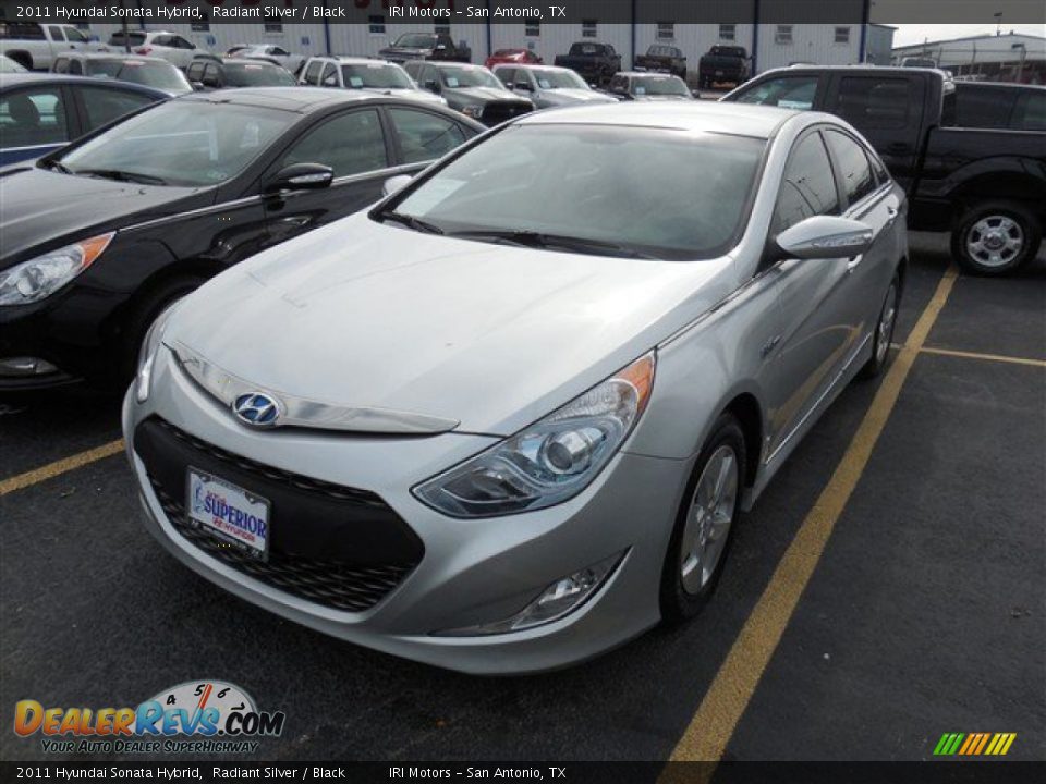 2011 Hyundai Sonata Hybrid Radiant Silver / Black Photo #1