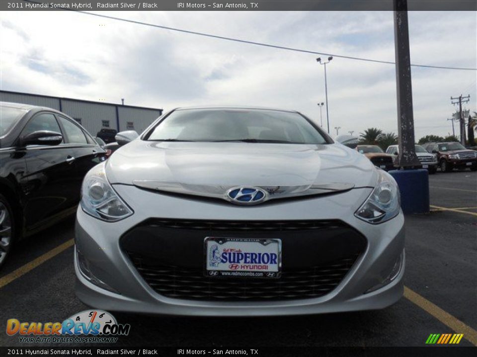 2011 Hyundai Sonata Hybrid Radiant Silver / Black Photo #3