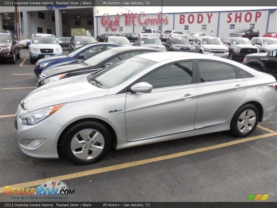 2011 Hyundai Sonata Hybrid Radiant Silver / Black Photo #7