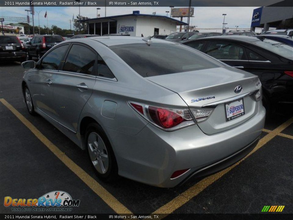 2011 Hyundai Sonata Hybrid Radiant Silver / Black Photo #8