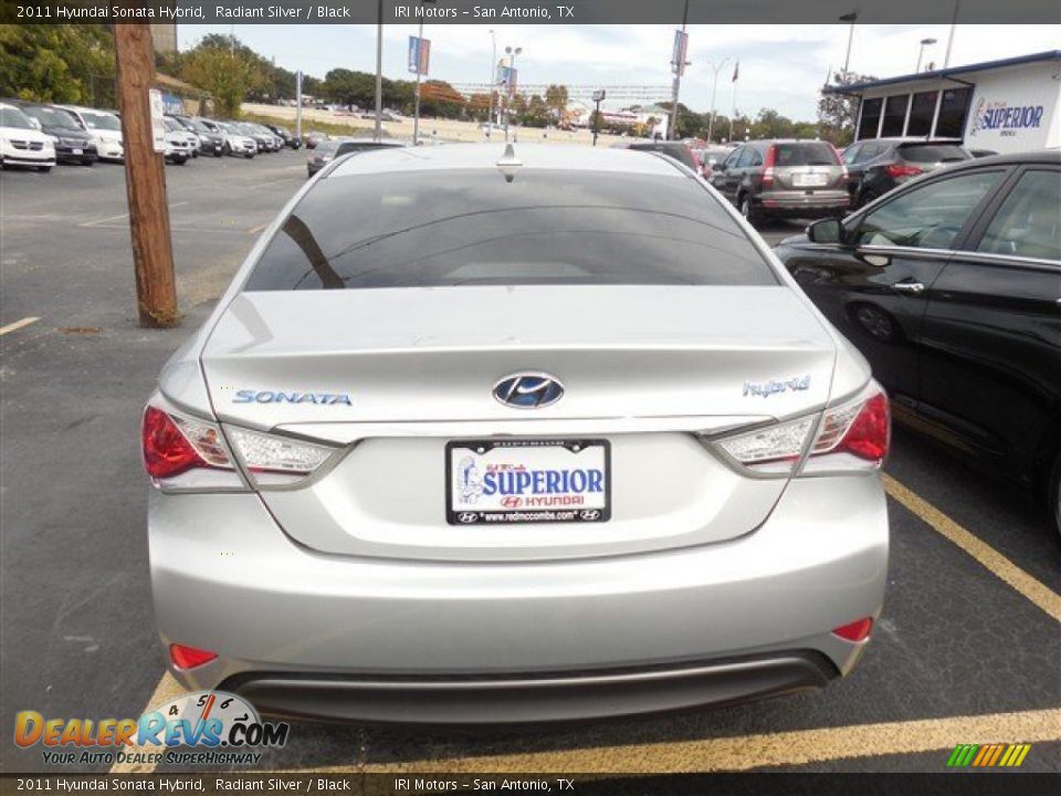 2011 Hyundai Sonata Hybrid Radiant Silver / Black Photo #9