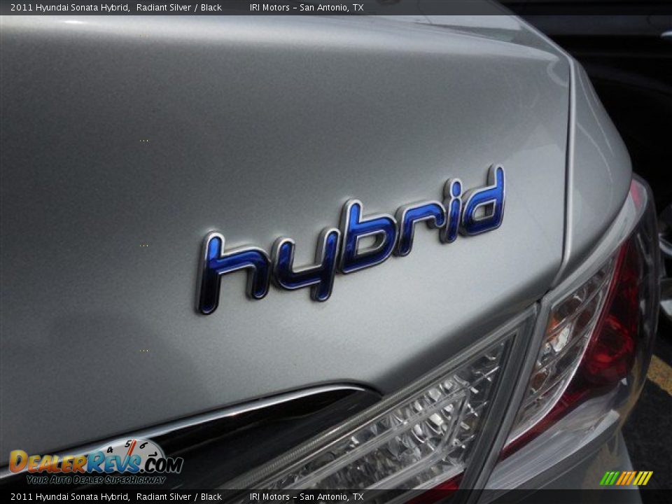 2011 Hyundai Sonata Hybrid Radiant Silver / Black Photo #11