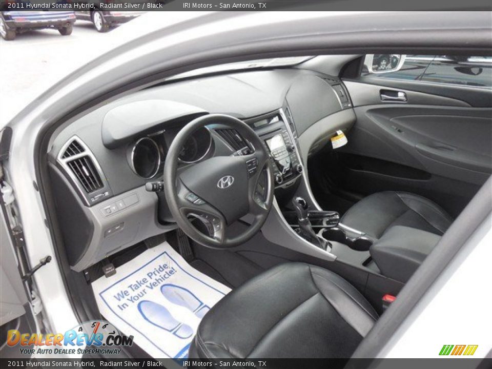 2011 Hyundai Sonata Hybrid Radiant Silver / Black Photo #14