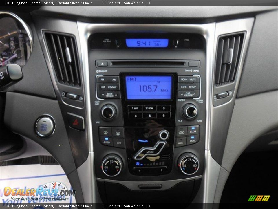 2011 Hyundai Sonata Hybrid Radiant Silver / Black Photo #23