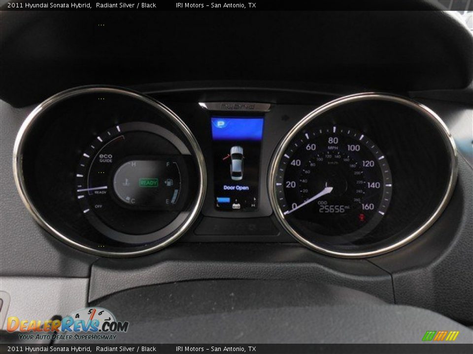 2011 Hyundai Sonata Hybrid Radiant Silver / Black Photo #24
