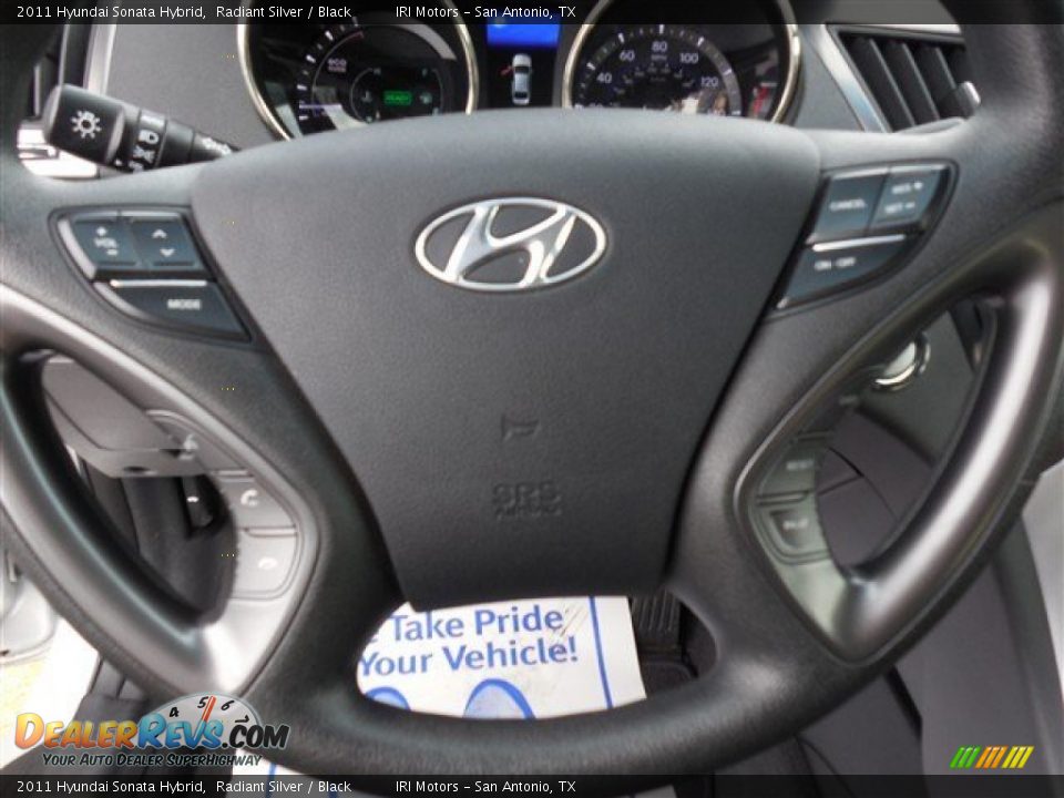 2011 Hyundai Sonata Hybrid Radiant Silver / Black Photo #25