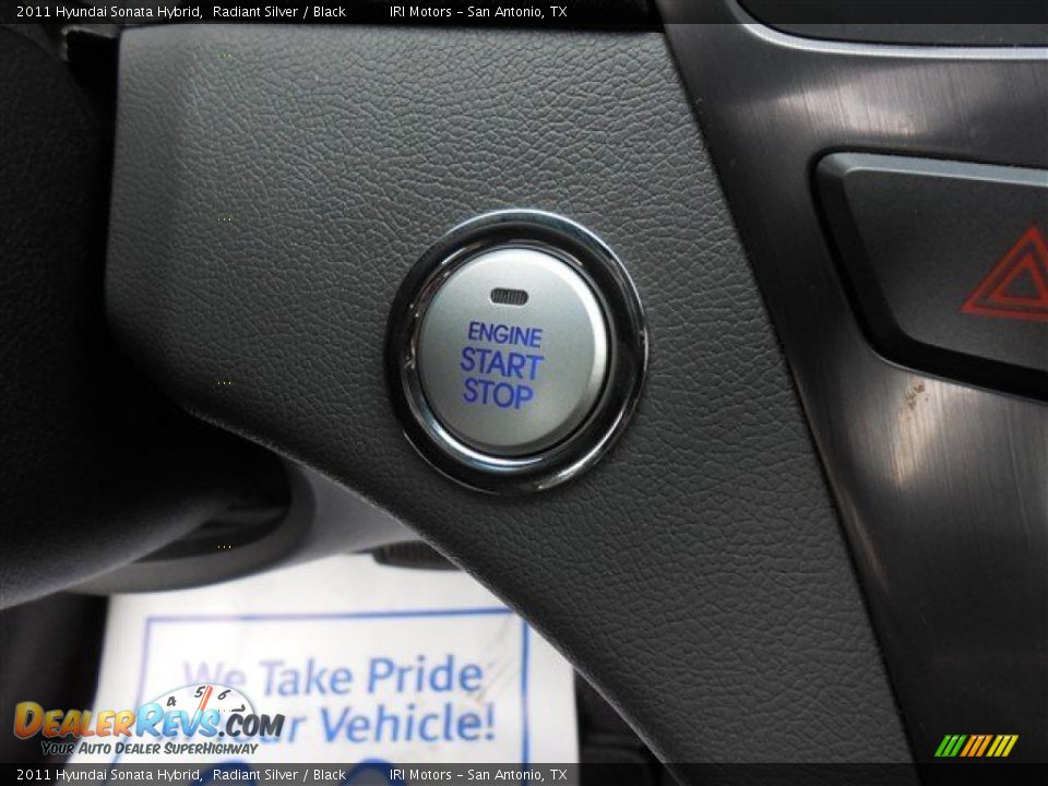 2011 Hyundai Sonata Hybrid Radiant Silver / Black Photo #27
