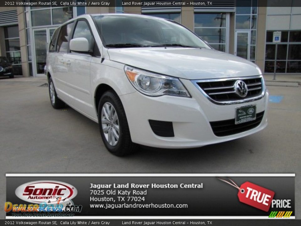 2012 Volkswagen Routan SE Calla Lily White / Aero Gray Photo #1