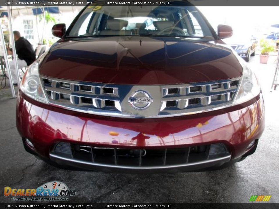 2005 Nissan Murano SL Merlot Metallic / Cafe Latte Photo #2