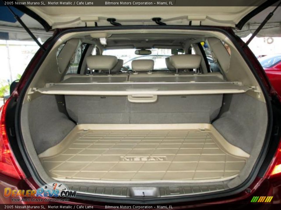 2005 Nissan Murano SL Merlot Metallic / Cafe Latte Photo #7