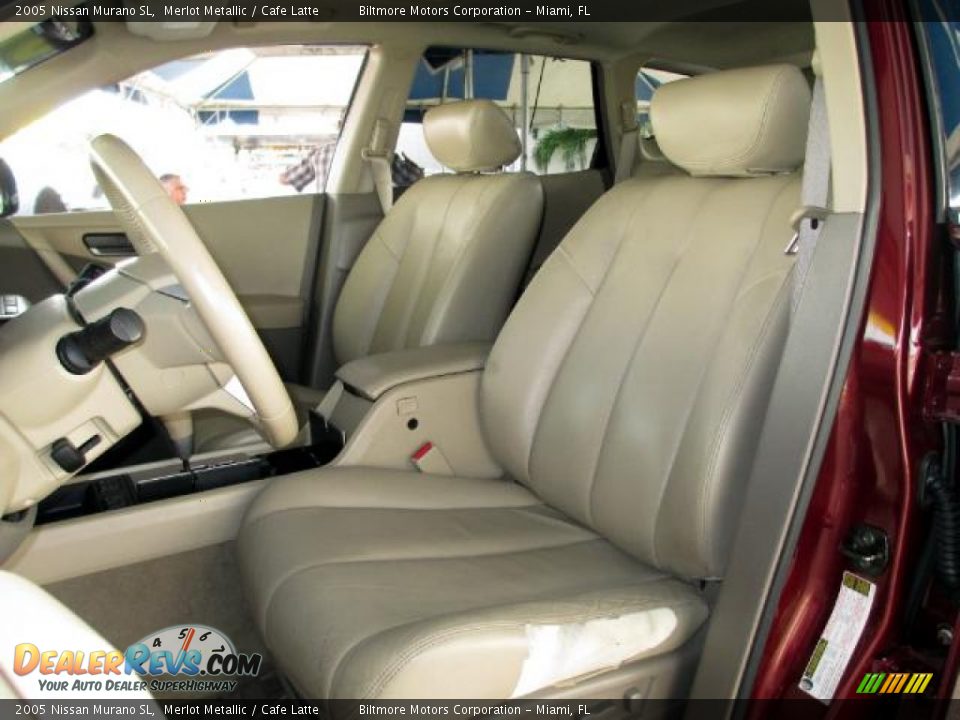 2005 Nissan Murano SL Merlot Metallic / Cafe Latte Photo #9