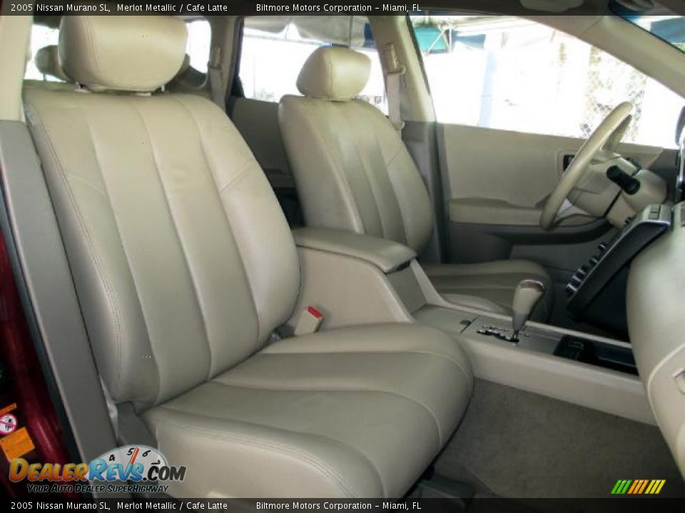 2005 Nissan Murano SL Merlot Metallic / Cafe Latte Photo #11