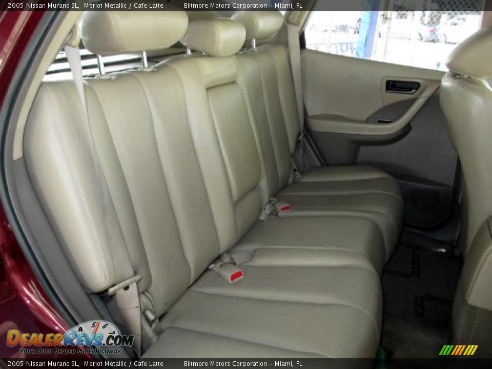 2005 Nissan Murano SL Merlot Metallic / Cafe Latte Photo #12