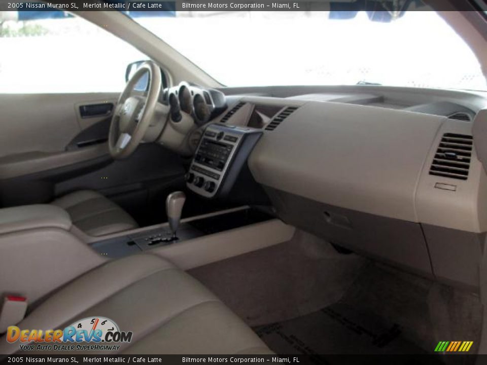 2005 Nissan Murano SL Merlot Metallic / Cafe Latte Photo #13