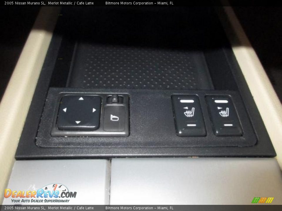 2005 Nissan Murano SL Merlot Metallic / Cafe Latte Photo #17