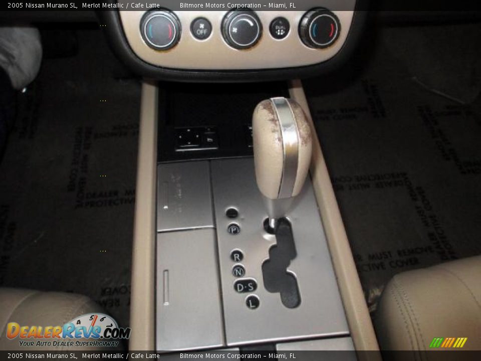 2005 Nissan Murano SL Merlot Metallic / Cafe Latte Photo #18