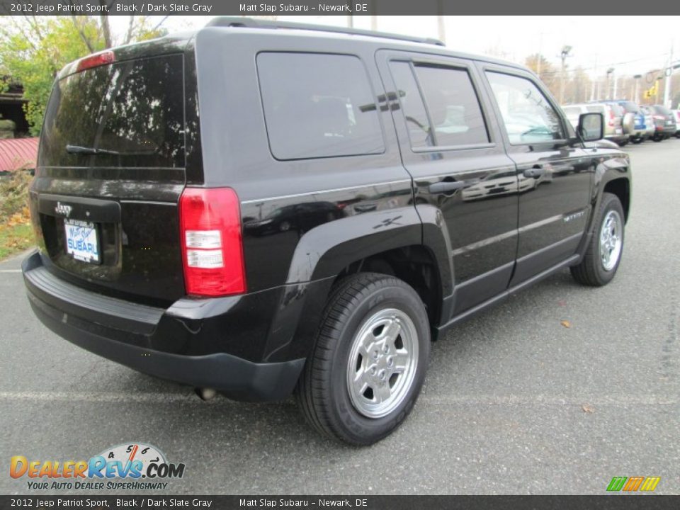 2012 Jeep Patriot Sport Black / Dark Slate Gray Photo #6