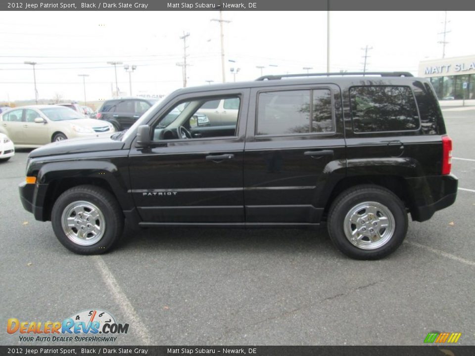 2012 Jeep Patriot Sport Black / Dark Slate Gray Photo #9
