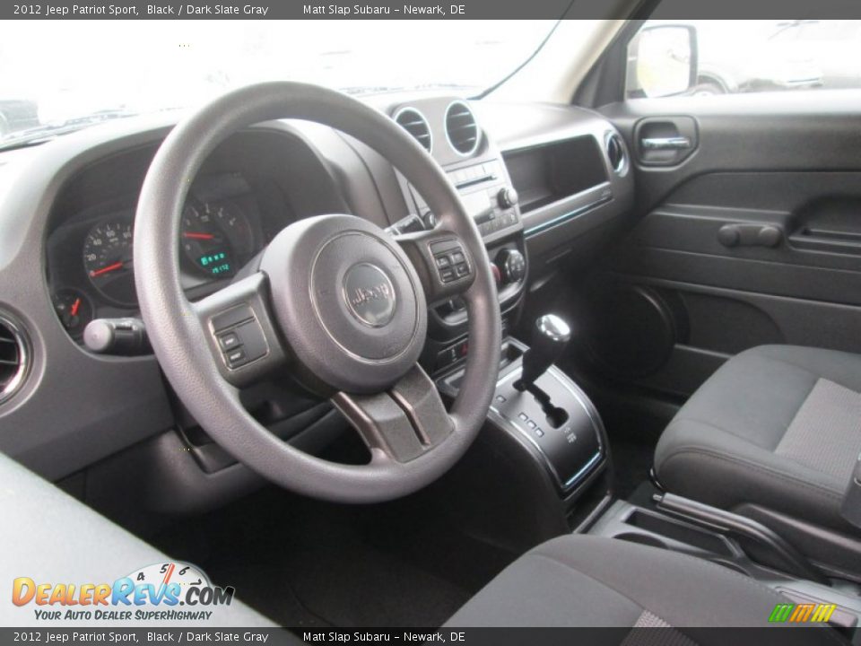 2012 Jeep Patriot Sport Black / Dark Slate Gray Photo #10