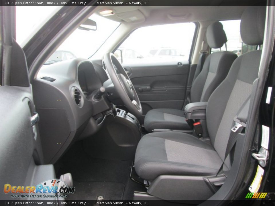 2012 Jeep Patriot Sport Black / Dark Slate Gray Photo #11