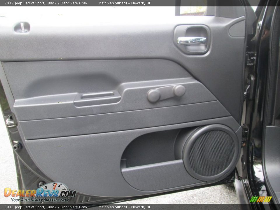 2012 Jeep Patriot Sport Black / Dark Slate Gray Photo #12