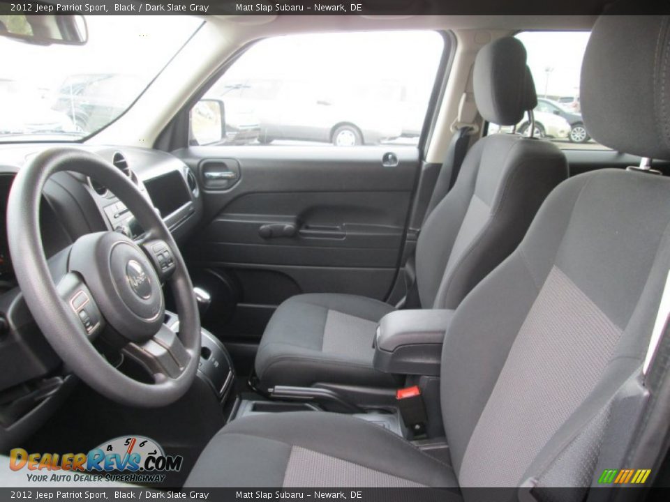 2012 Jeep Patriot Sport Black / Dark Slate Gray Photo #13