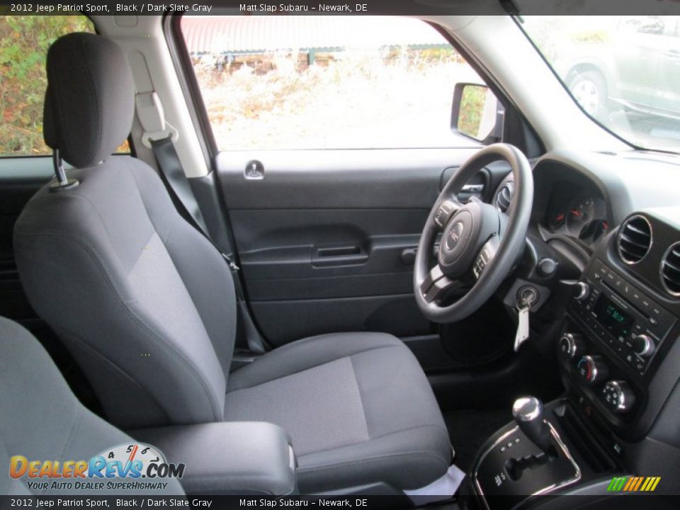 2012 Jeep Patriot Sport Black / Dark Slate Gray Photo #14