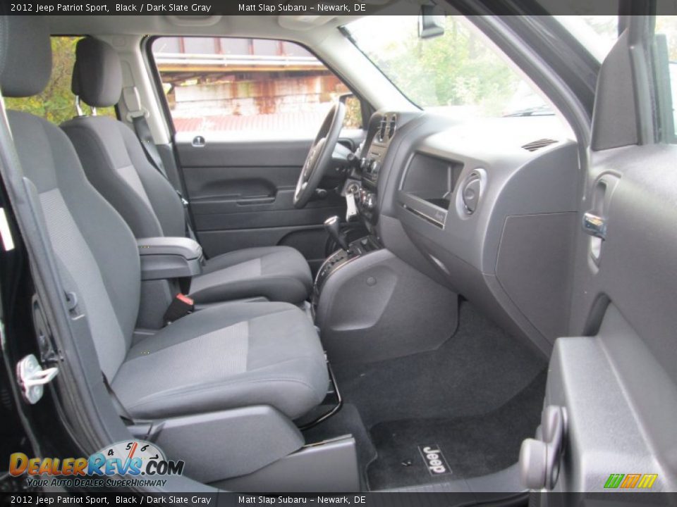 2012 Jeep Patriot Sport Black / Dark Slate Gray Photo #16