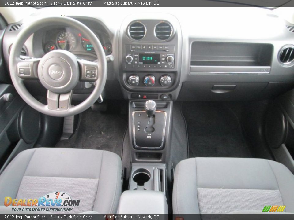 2012 Jeep Patriot Sport Black / Dark Slate Gray Photo #22