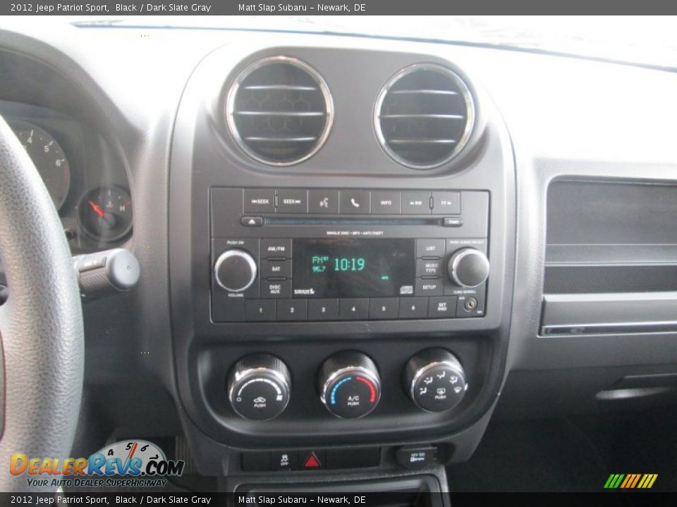 2012 Jeep Patriot Sport Black / Dark Slate Gray Photo #23