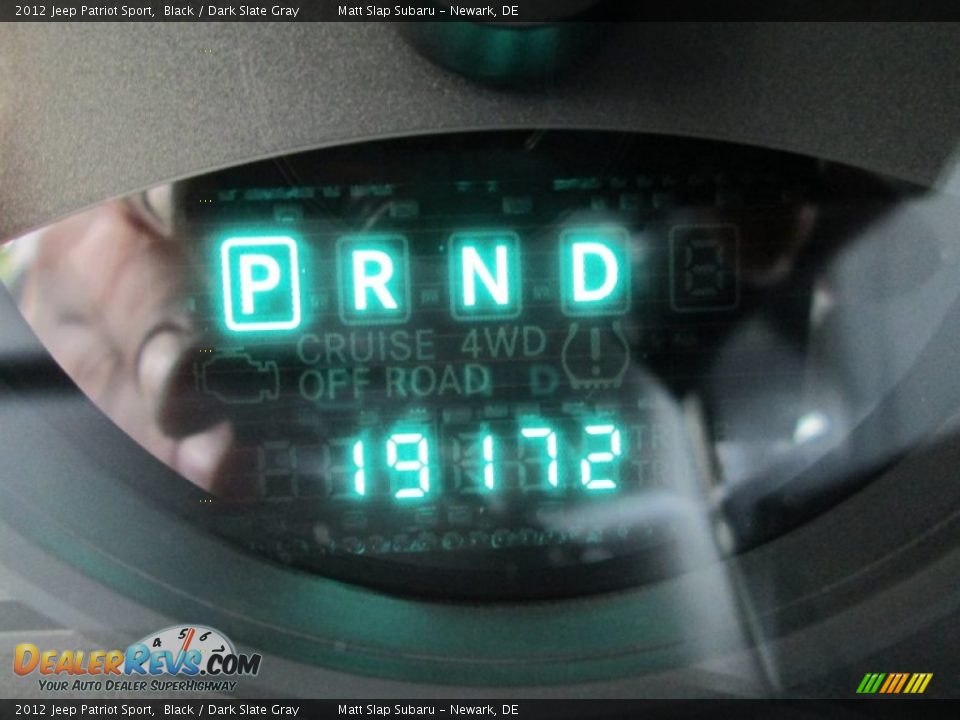 2012 Jeep Patriot Sport Black / Dark Slate Gray Photo #26