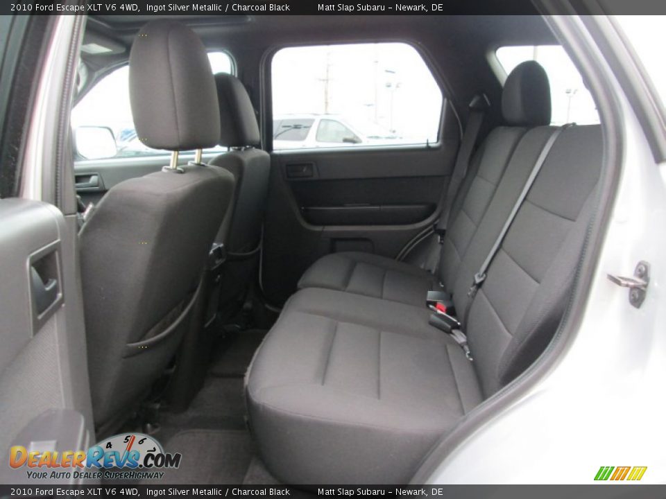 2010 Ford Escape XLT V6 4WD Ingot Silver Metallic / Charcoal Black Photo #21