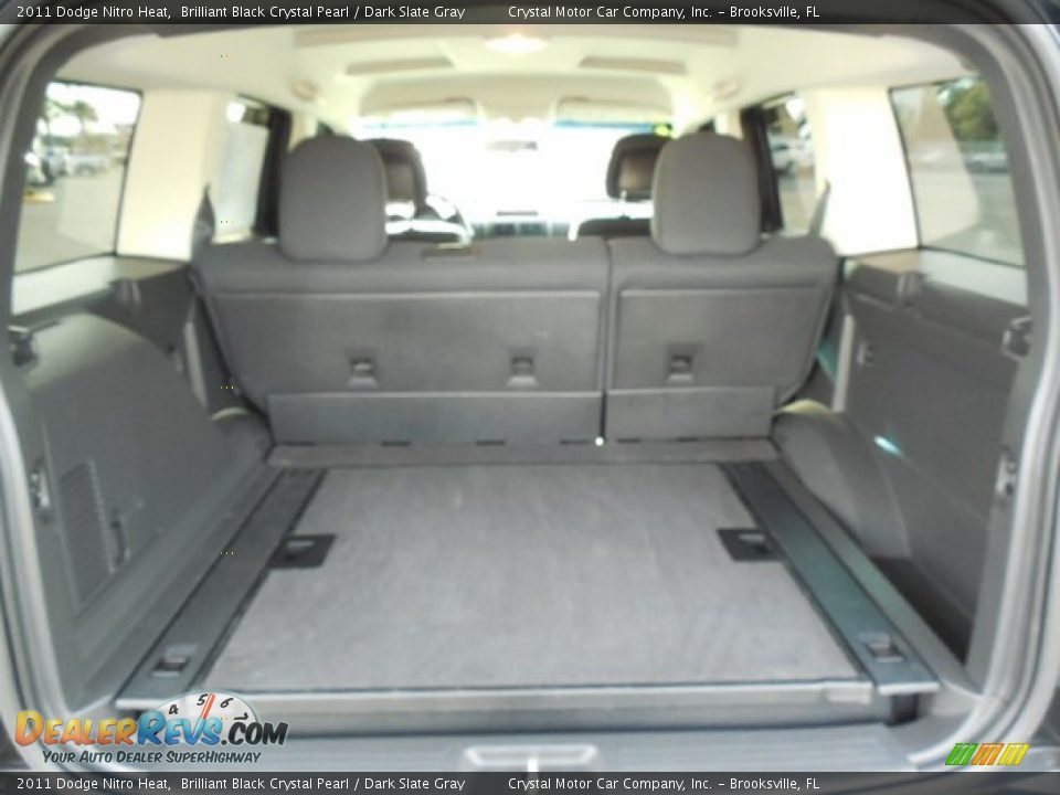 2011 Dodge Nitro Heat Brilliant Black Crystal Pearl / Dark Slate Gray Photo #7