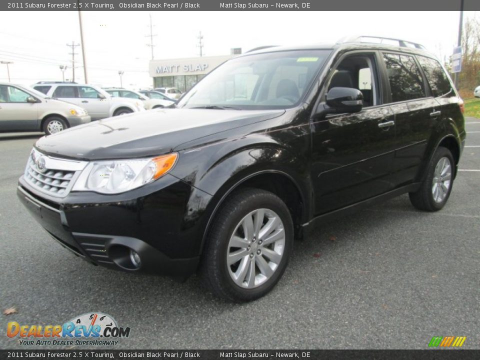 2011 Subaru Forester 2.5 X Touring Obsidian Black Pearl / Black Photo #2