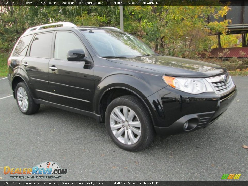 2011 Subaru Forester 2.5 X Touring Obsidian Black Pearl / Black Photo #4