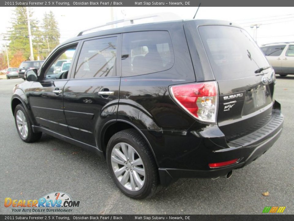 2011 Subaru Forester 2.5 X Touring Obsidian Black Pearl / Black Photo #8