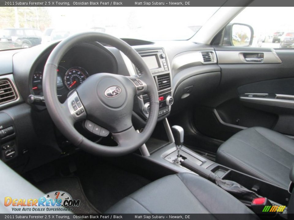 2011 Subaru Forester 2.5 X Touring Obsidian Black Pearl / Black Photo #10