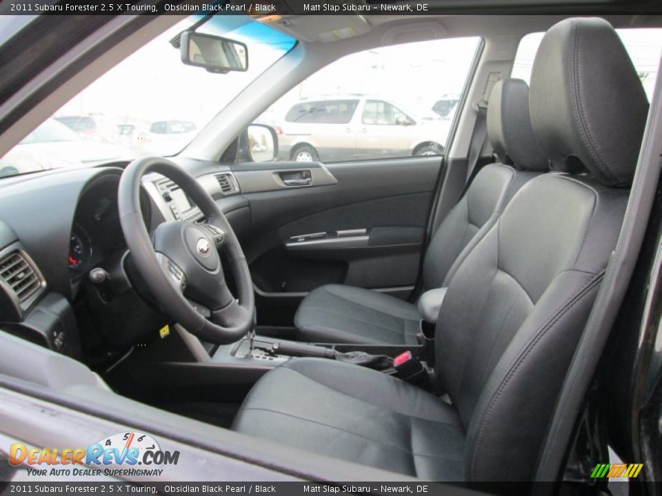 2011 Subaru Forester 2.5 X Touring Obsidian Black Pearl / Black Photo #14