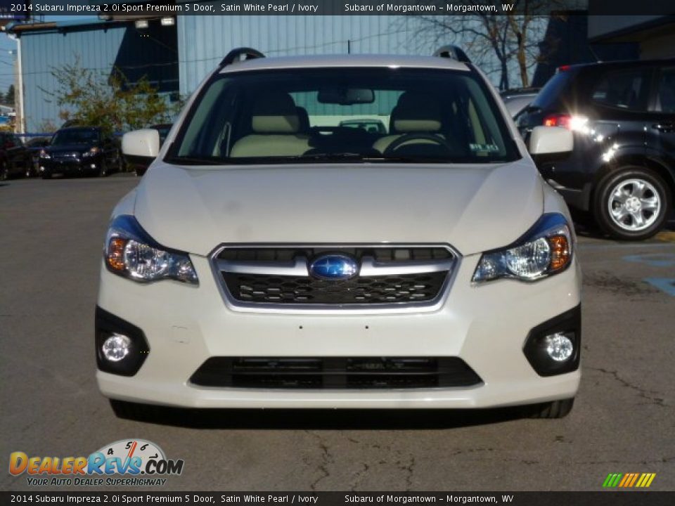 2014 Subaru Impreza 2.0i Sport Premium 5 Door Satin White Pearl / Ivory Photo #2