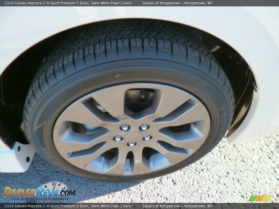 2014 Subaru Impreza 2.0i Sport Premium 5 Door Satin White Pearl / Ivory Photo #8