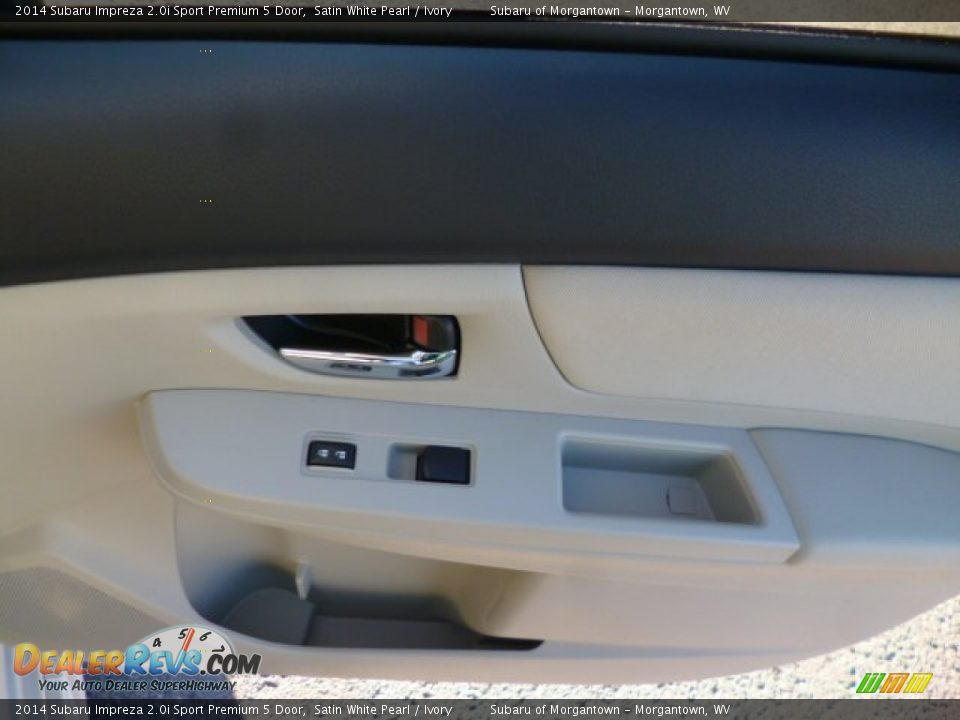 2014 Subaru Impreza 2.0i Sport Premium 5 Door Satin White Pearl / Ivory Photo #10