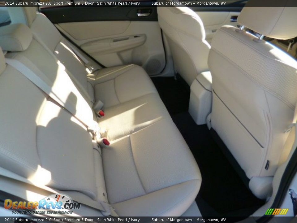 2014 Subaru Impreza 2.0i Sport Premium 5 Door Satin White Pearl / Ivory Photo #11