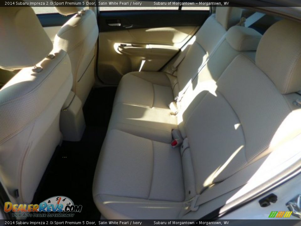 2014 Subaru Impreza 2.0i Sport Premium 5 Door Satin White Pearl / Ivory Photo #13