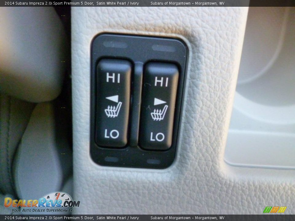 2014 Subaru Impreza 2.0i Sport Premium 5 Door Satin White Pearl / Ivory Photo #18